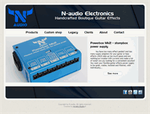 Tablet Screenshot of n-audio.net